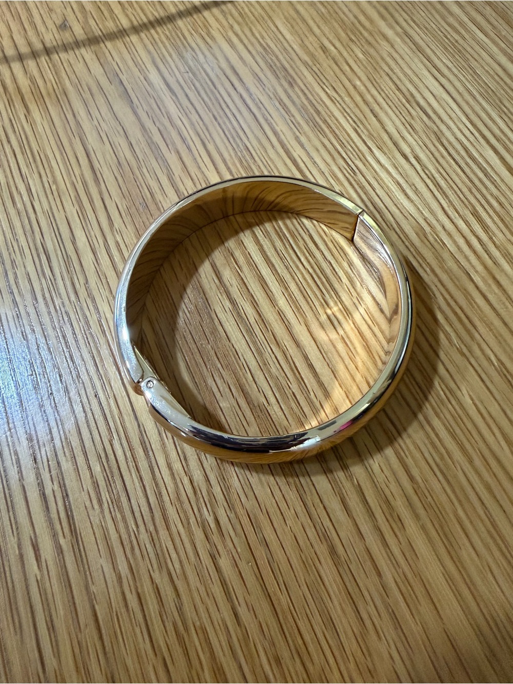 Gold Hinge Bangle